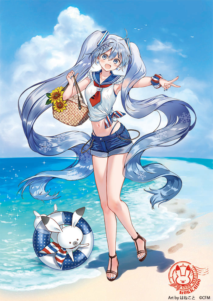 雪ミク スカイタウン】新規イラストを使用した夏商品が8/5（金）より