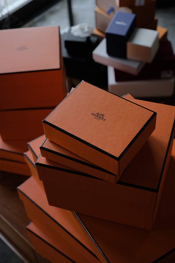 エルメス 空箱 ボックス 大型 081 約35x35x14㎝ 中古(02016) HERMES