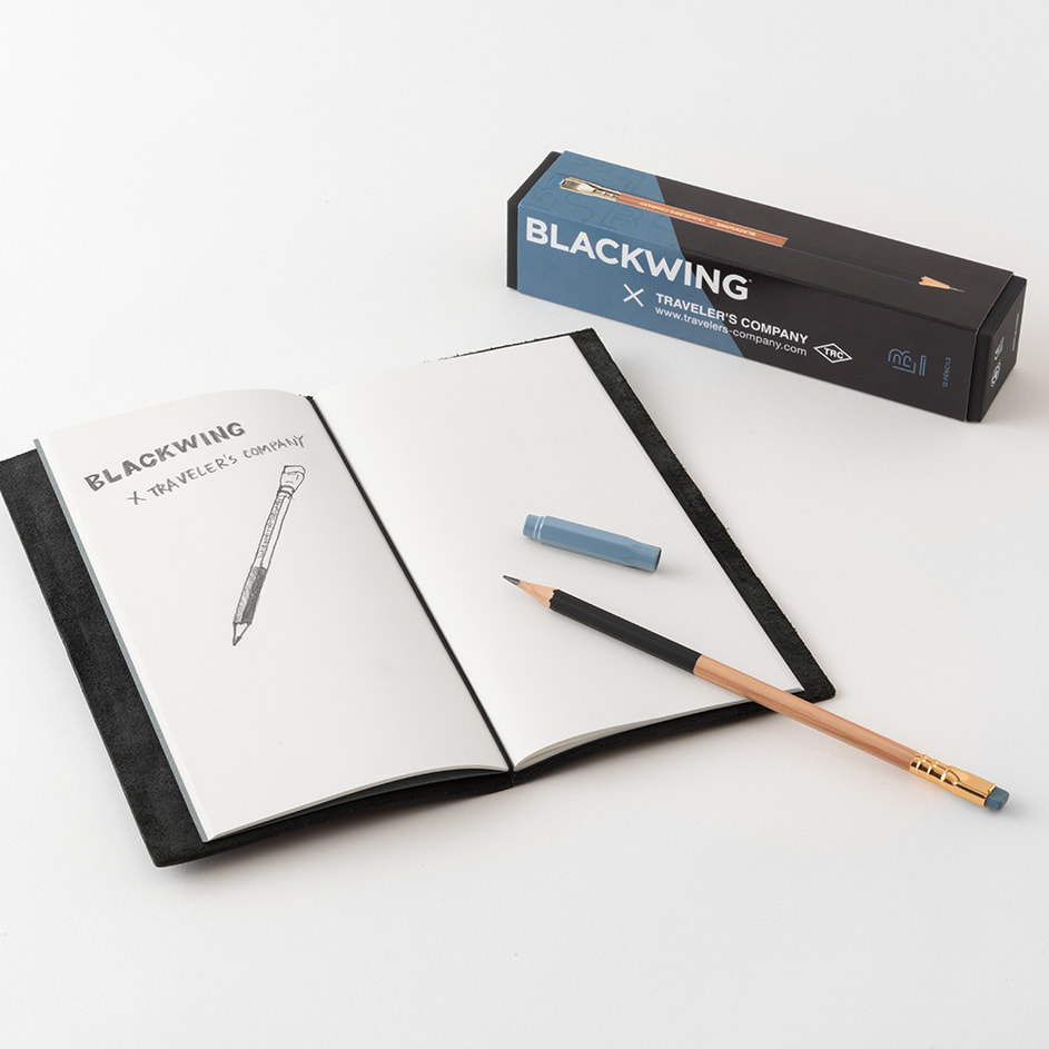 新品未使用】トラベラーズノート BLACKWING 黒 トラベラーズノート