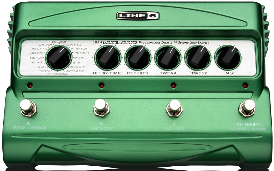 Gear Otaku: 豆知識：Line 6 DL4 は一般的なDC 9V のパワーサプライで