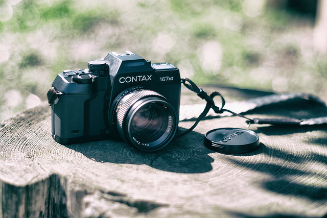 アリバイ日記: 【機材紹介】いつの間にあったフィルムカメラ CONTAX