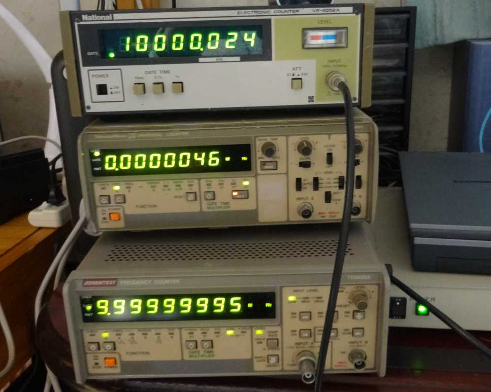 校正済み ADVANTEST R5362B 周波数カウンター 3.8GHz実測 校正済み