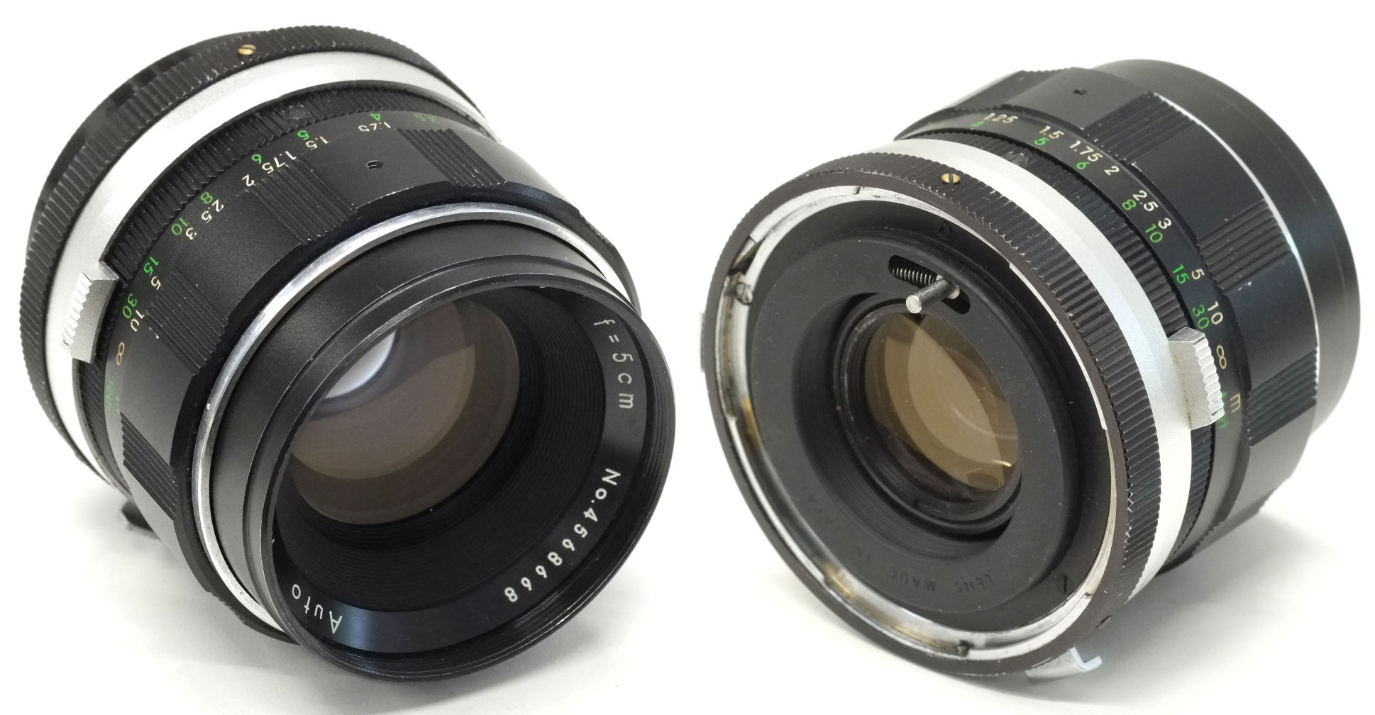 M42 MOUNT SPIRAL: Auto MIRANDA 5cm F1.9 and 50mm F1.8