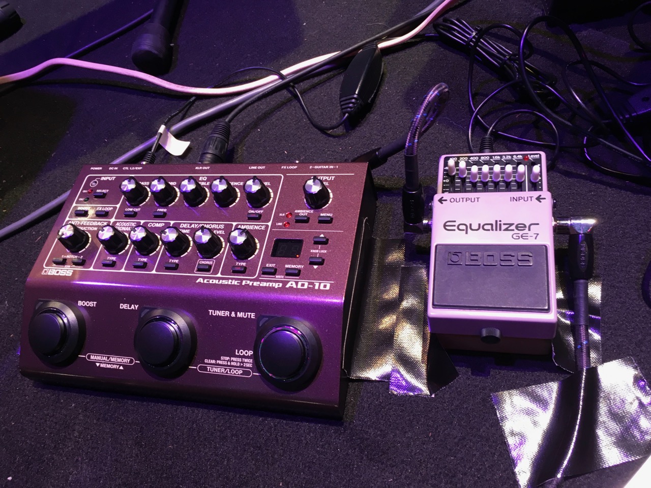 BOSS AD-5 アコースティックギター用 プリアンプ ・エフェクター BOSS