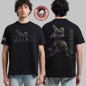 Tool 2025 Pacific Rim Tour Two Sided T-Shirt - Blaxteeco
