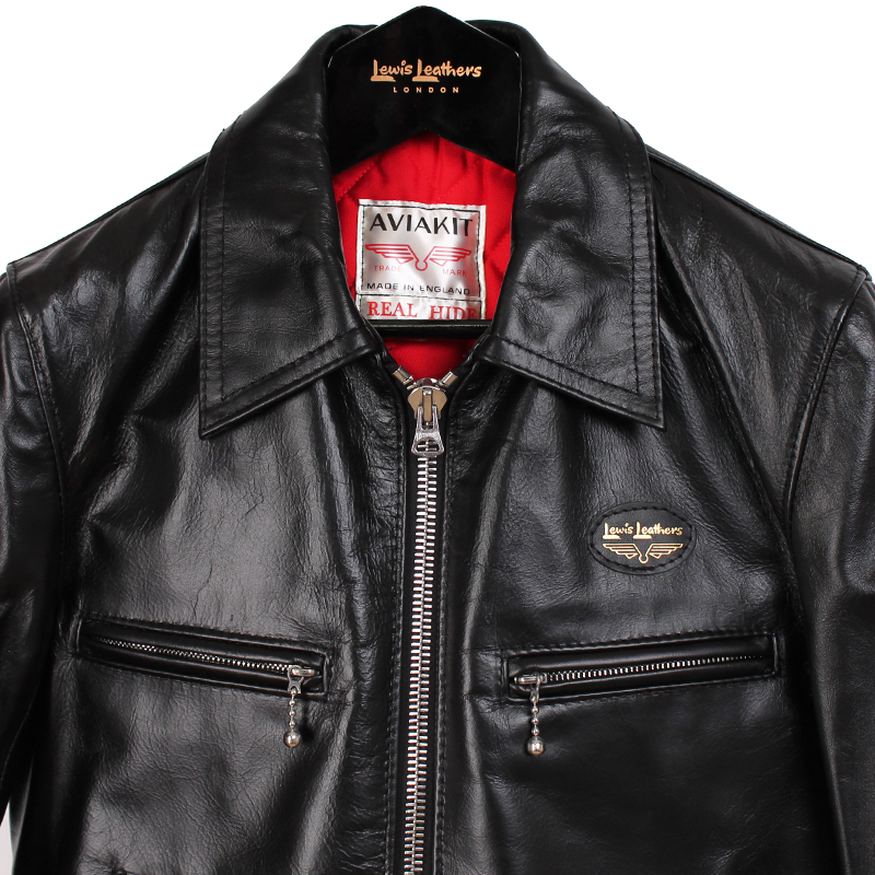 Lewis Leathers 38タイトフィット レザージャケット ドミネーター
