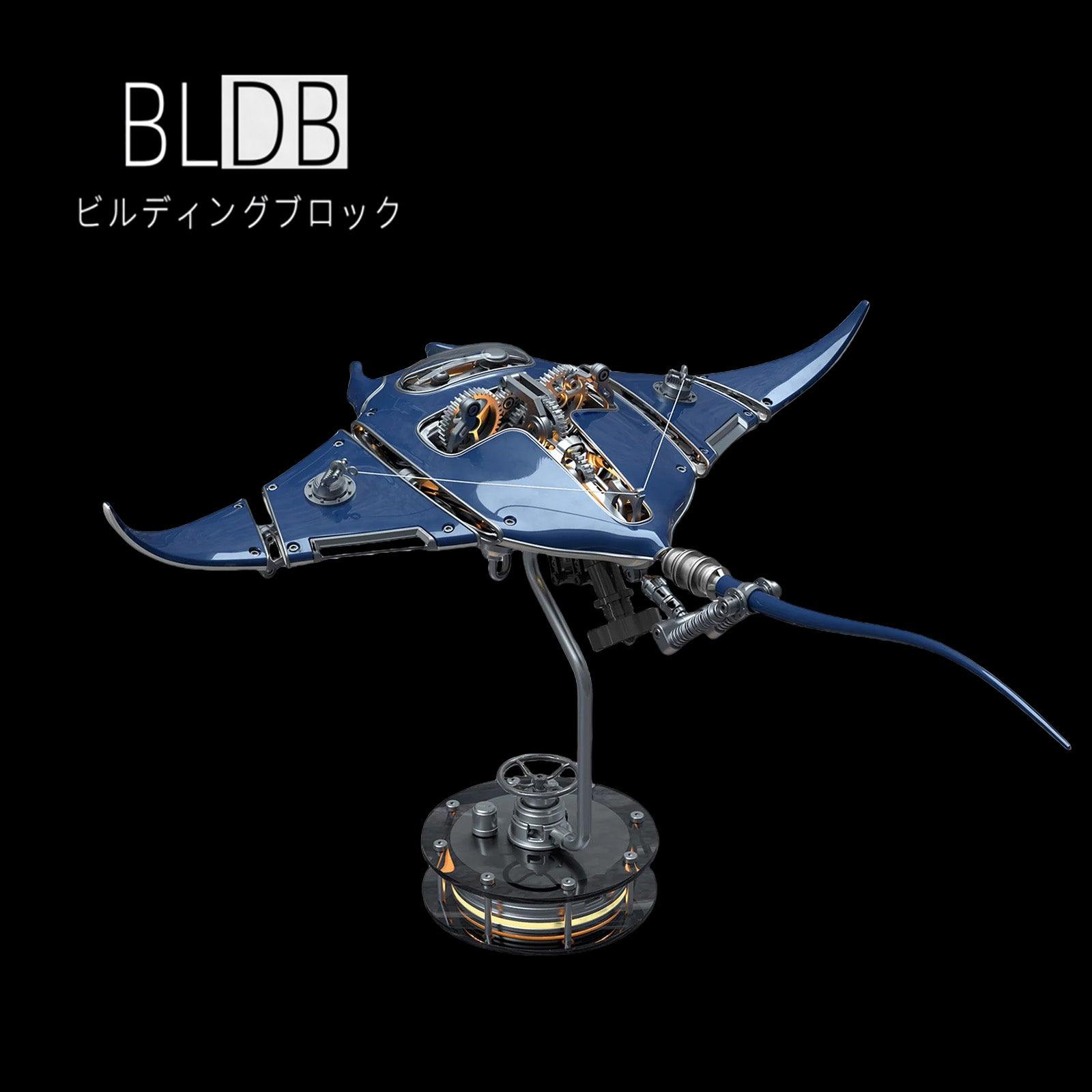 正規品】スチームパンク メカニカルマンタ 金属ギア可動 組み立て不要