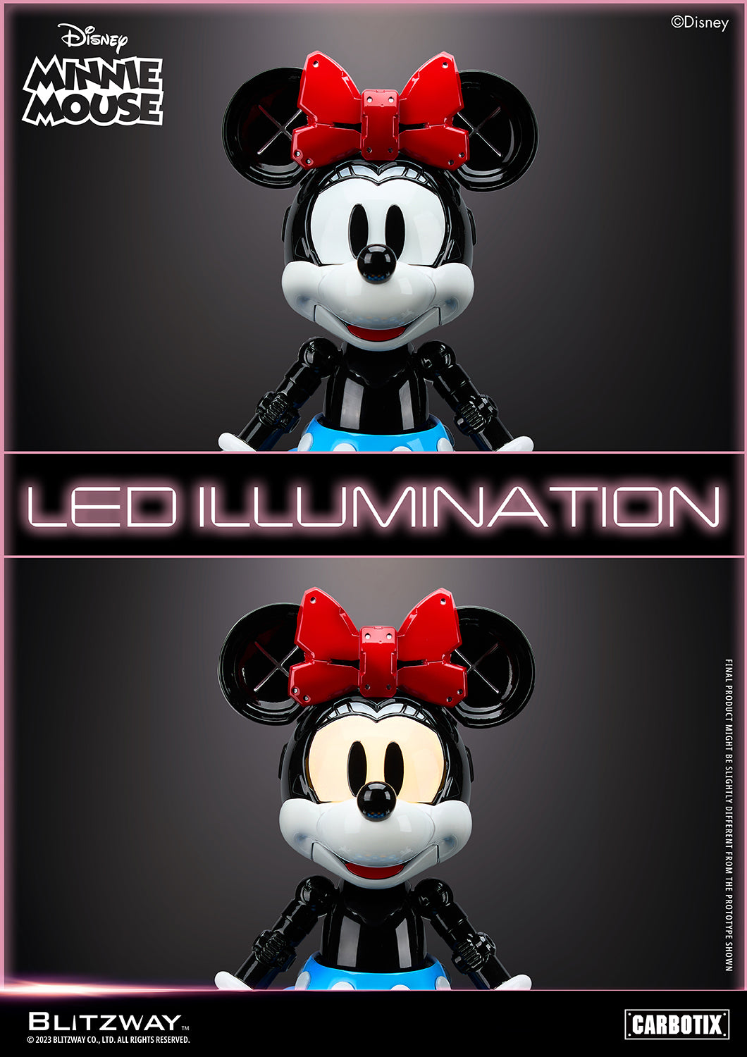 BLITZWAY ミニーマウス ロボットフィギュア