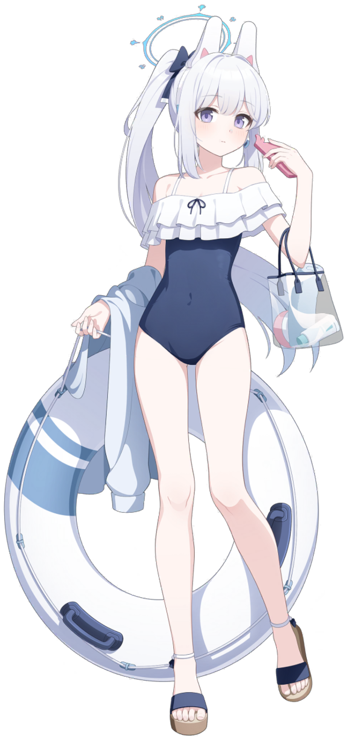 ヴァイスシュヴァルツ 月雪ミヤコ (水着) SP サイン ブルアカ ブルー