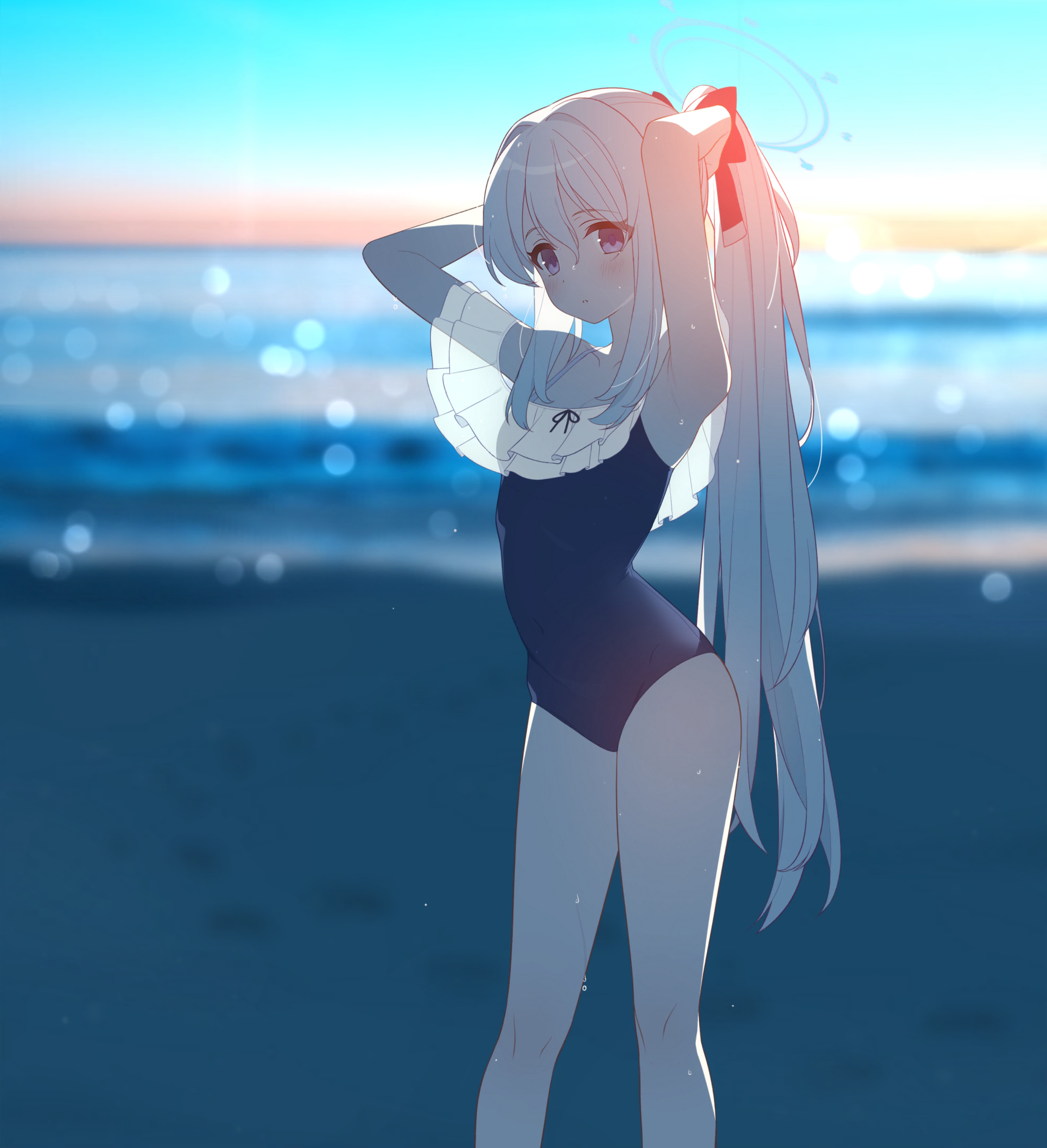 ブルーアーカイブ 月雪ミヤコ ミヤコ(水着)メモリアルロビーVer