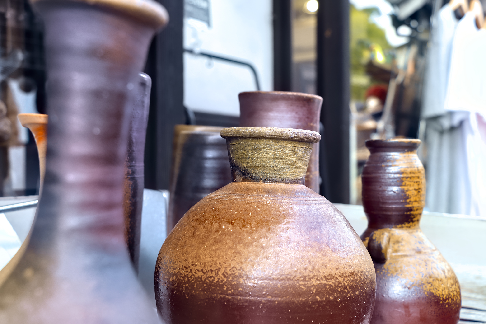 備前焼の壺 作者名有り！綺麗ですよ！ 備前焼の壺 作者名有り！綺麗