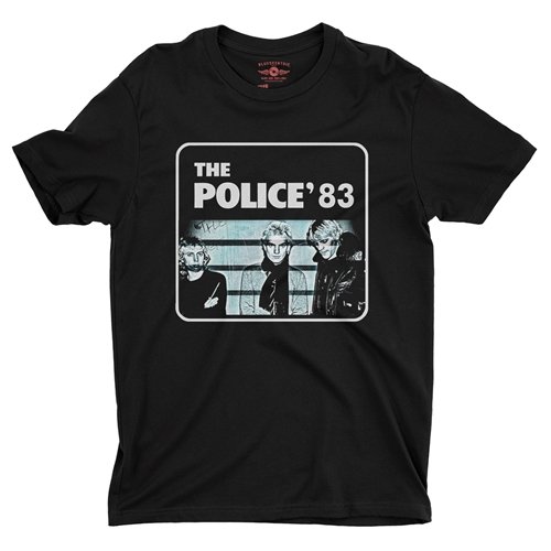 The Police '83 T-Shirt – Lightweight Vintage Style – Bluescentric