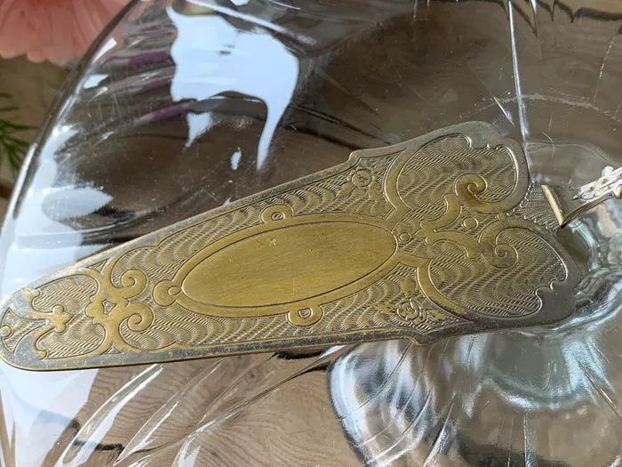 SOLDOUT-フランス 70s ケーキサーバー アンティーク 蔦 | Blue Swallow