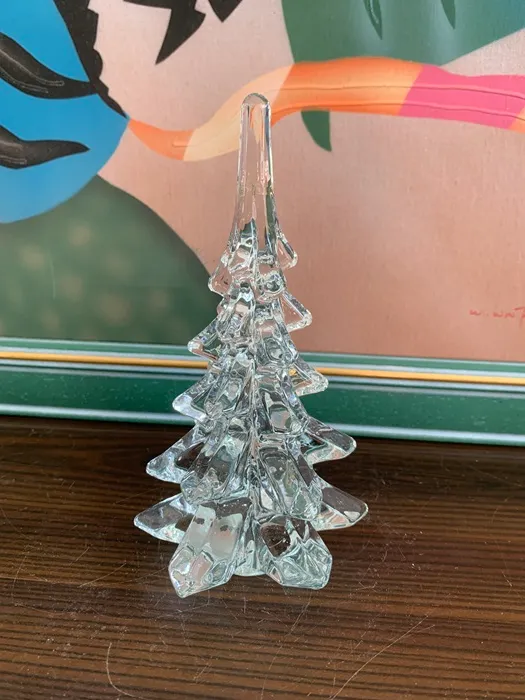 ヴィンテージ クリスタル ガラス クリスマスツリー④ ガラス製