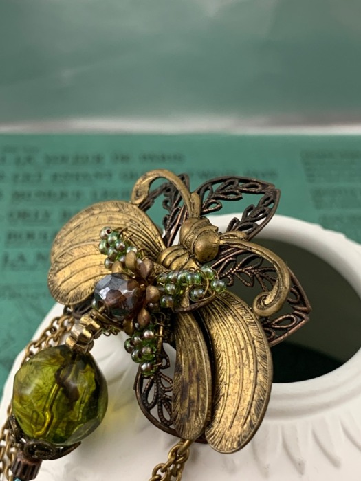 美品・希少】イヴ・サンローラン ゴールドブローチ ヴィンテージ レア