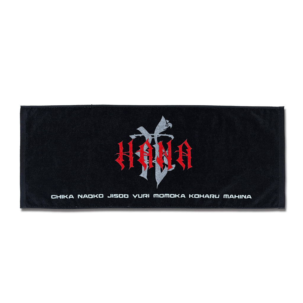 HANA ロゴフェイスタオル hana フェイスタオル ハナ HANA タオル HANA