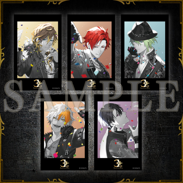 チェキ風カード 3rd Anniversary Party ver. – ブラックスター
