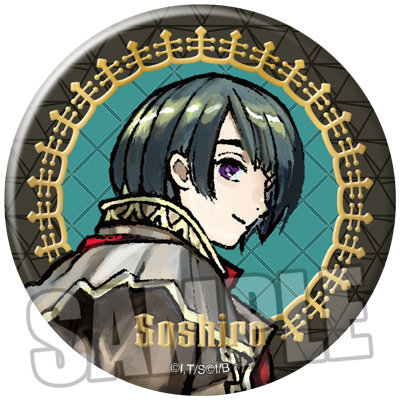 ジャックジャンヌ トレーディングマット缶バッジ Classical Quartz Ver