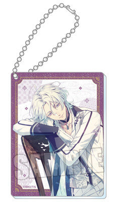 泡沫のユークロニア ラメアクリルブロックチャーム Relax Ver.「淡雪