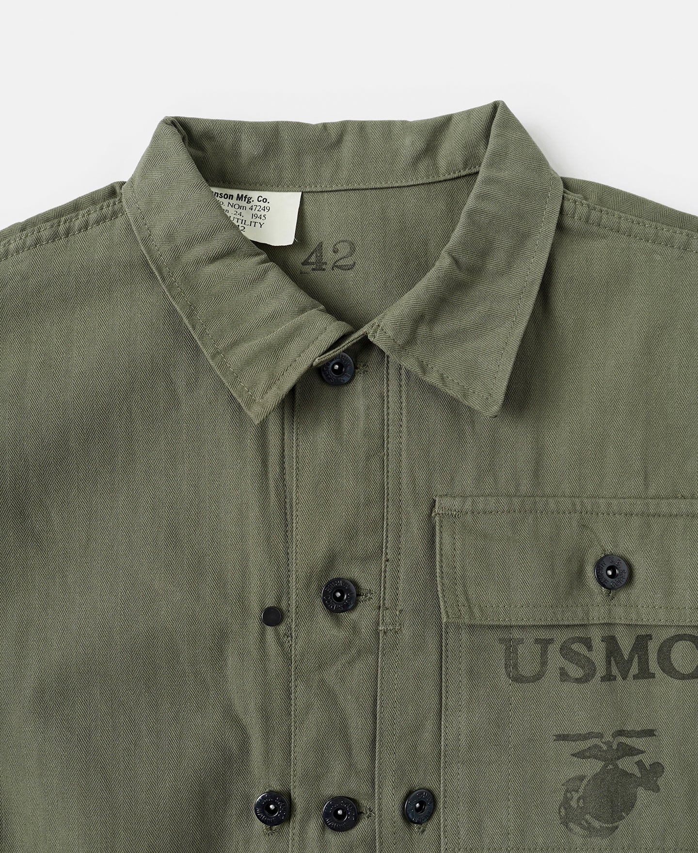 USMC P-44 Herringbone Twill Utility Jacket | Bronson – Bronson Mfg
