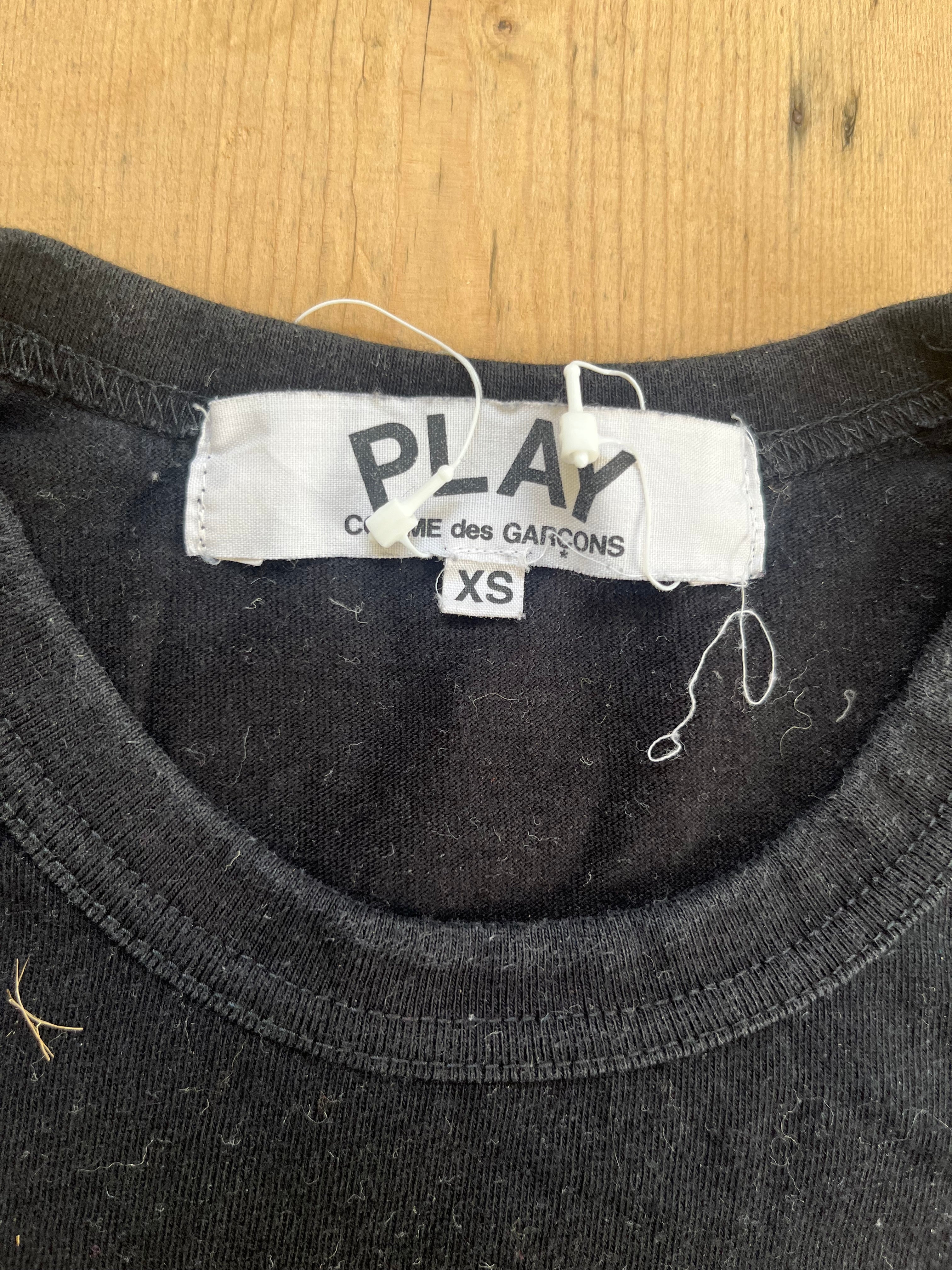 Black Commes des Garçons T-shirt XS – Braderie