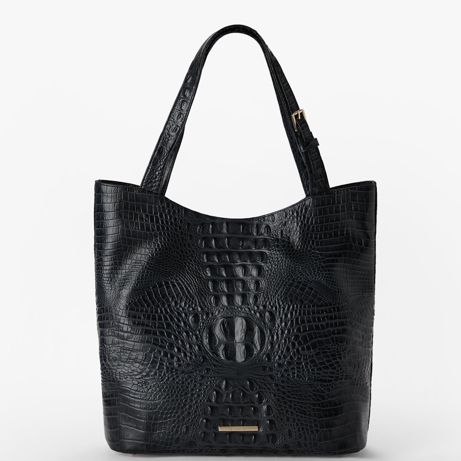 Brayden Open Tote | Black Alden Road | BRAHMIN
