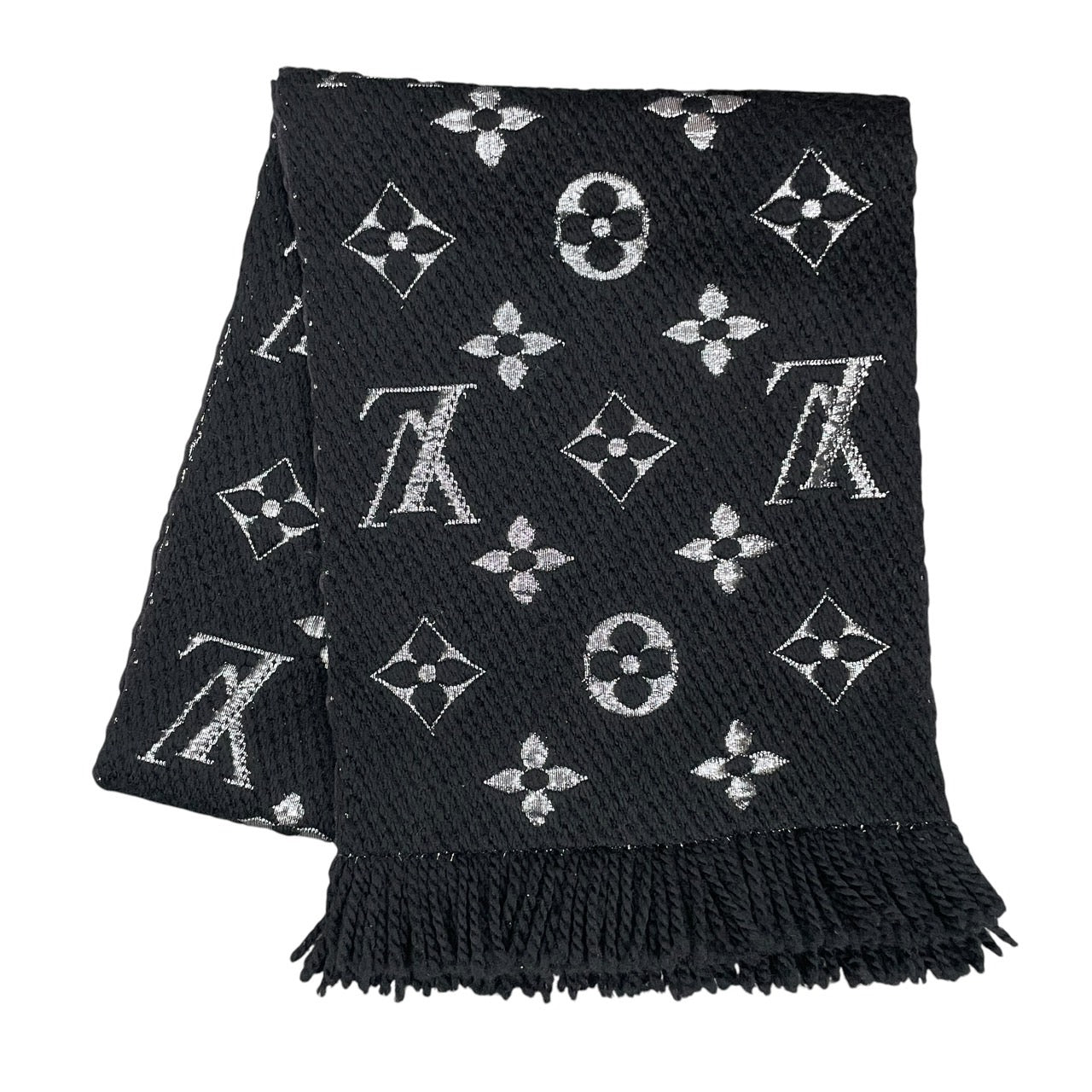 ルイヴィトン マフラー エシャルプ ロゴマニア シャイン モノグラム