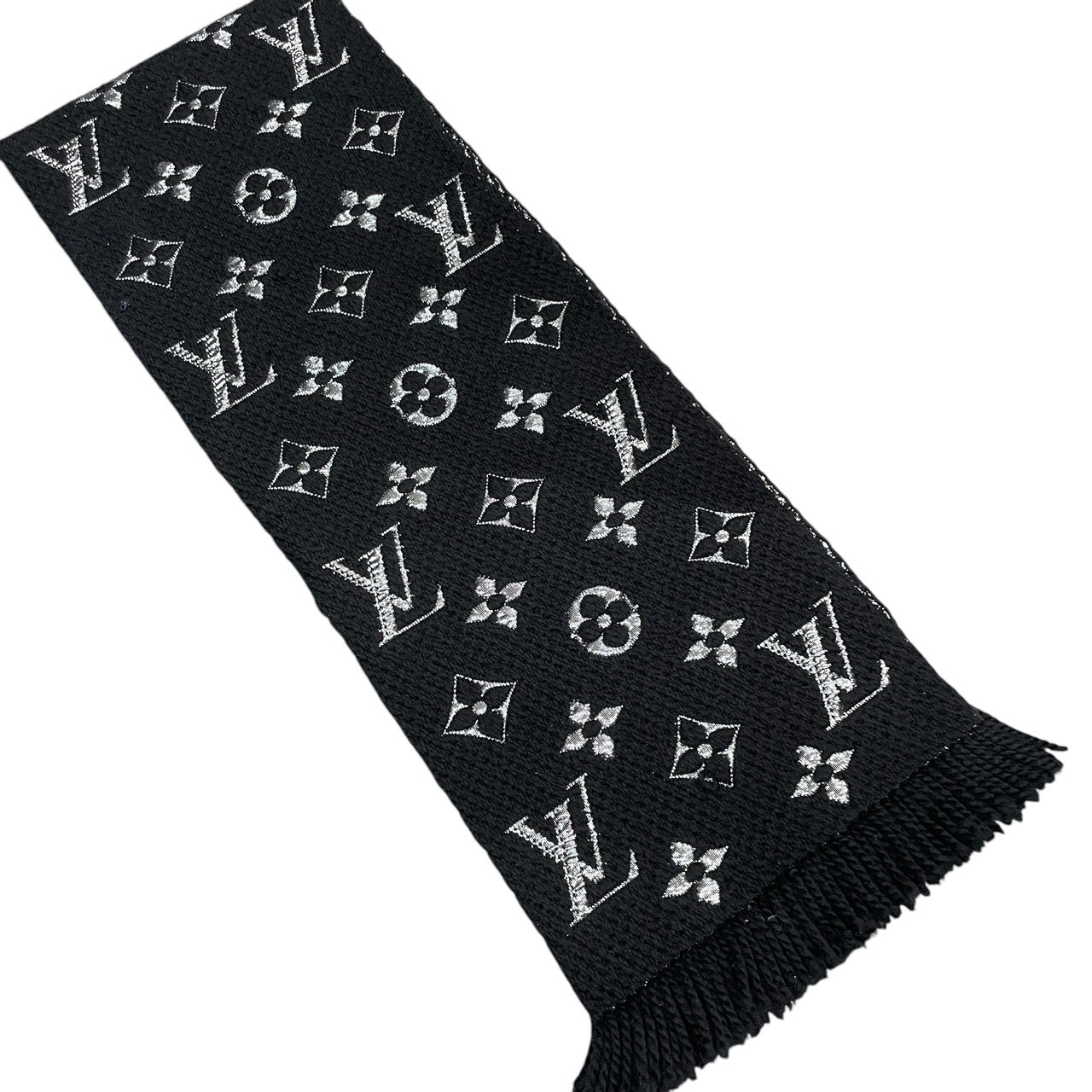 LOUIS VUITTON】ルイ・ヴィトン エシャルプ ロゴマニア シャイン