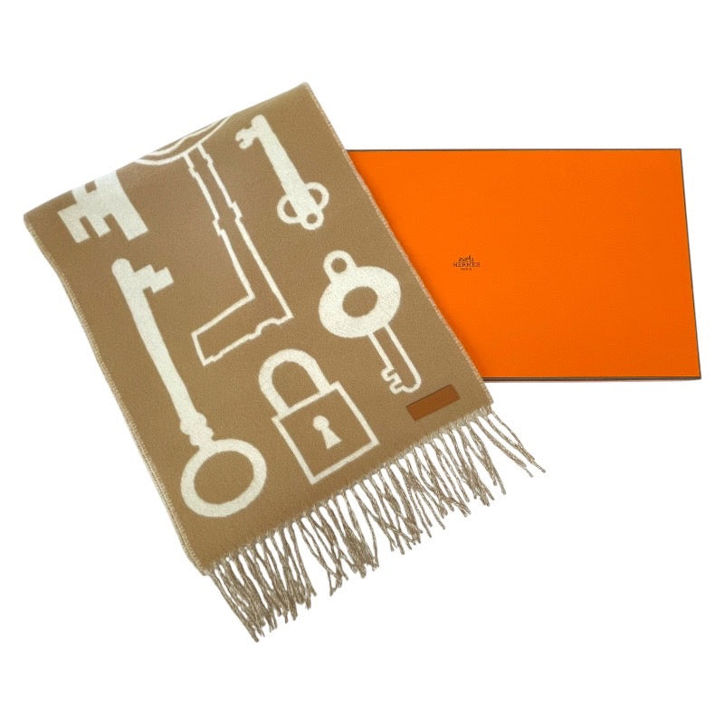 HERMES】エルメス カザック キーコレクション マフラー カシミヤ