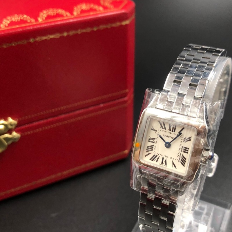 カルティエ サントスドゥモワゼルSM 2698 SS/QZ 白文字盤｜ブランド