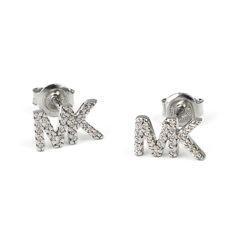 新品】2点セット ピアス ネックレス マイケルコースMK シルバー