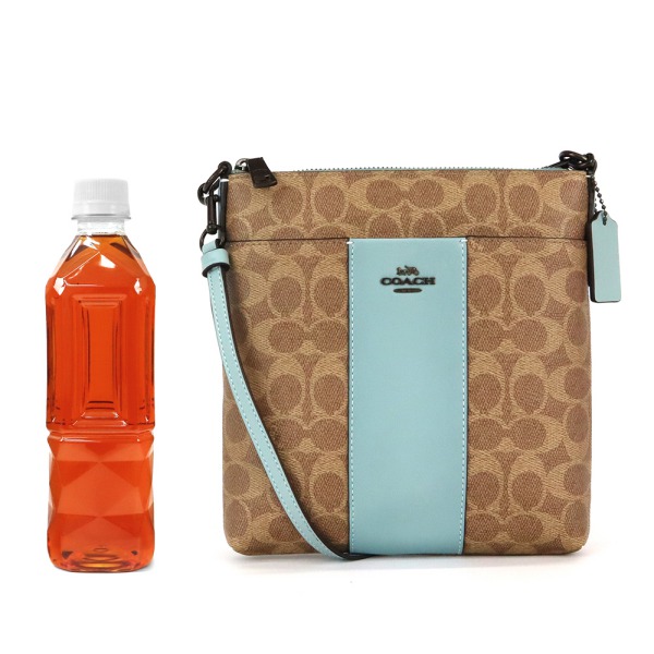 Brandol / COACH コーチ ショルダーバッグ シグネチャー ストライプ 縦