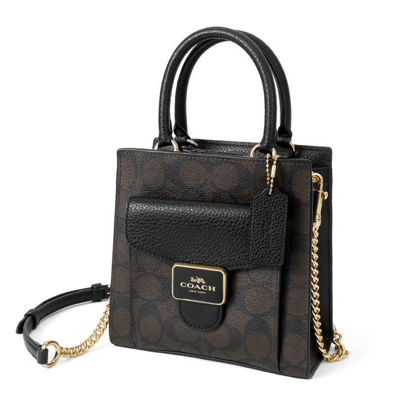 KK COACH ロゴ入りブラウンヘアバンド 公式】COACH – コーチ