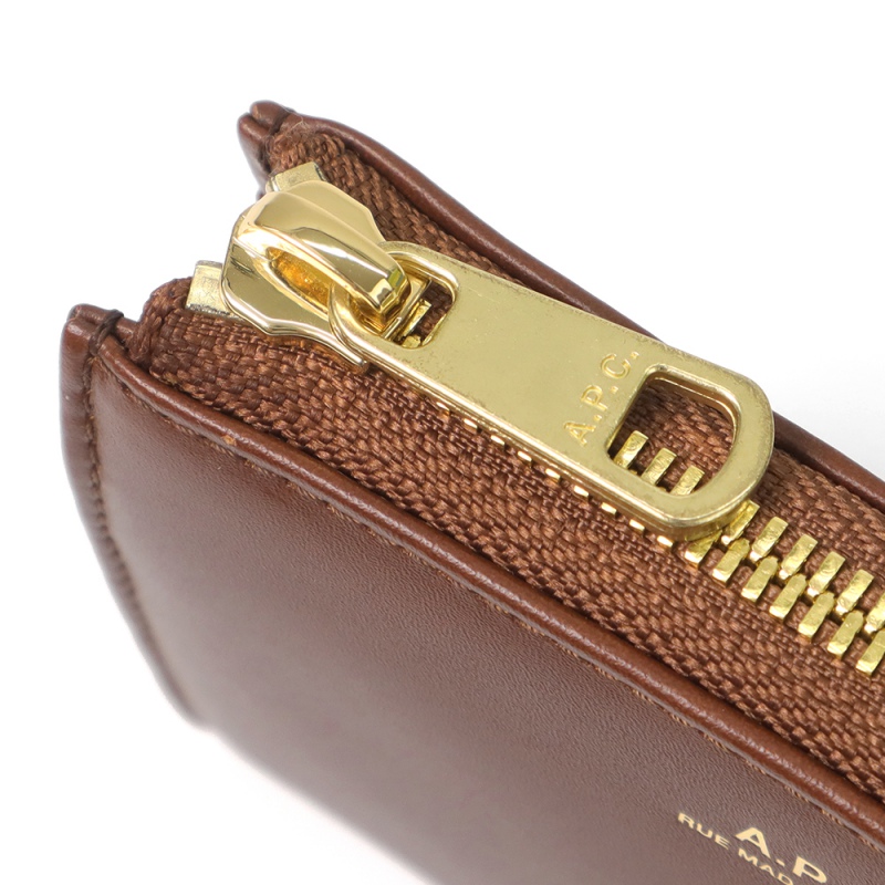 Brandol / A.P.C. アーペーセー 二つ折り財布 COMPACT LISE レザー