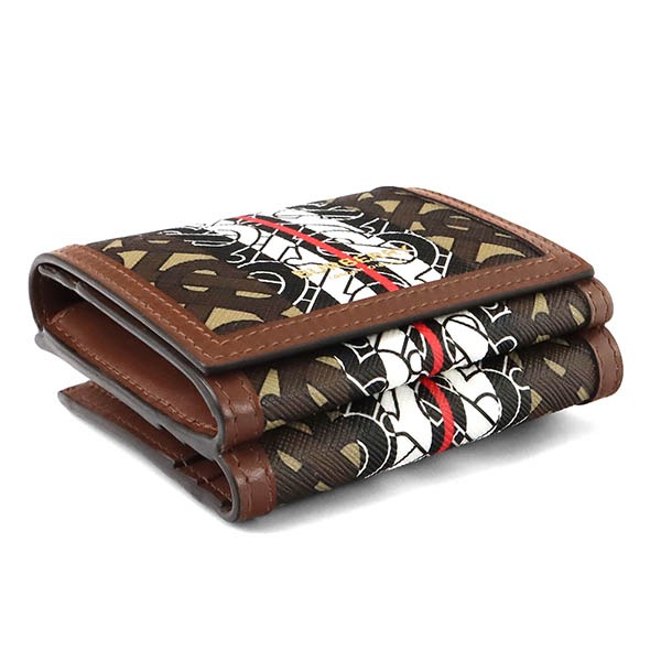 Brandol / BURBERRY バーバリー 二つ折り財布 TBモノグラム ブラウン系