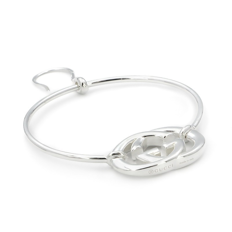 Brandol / GUCCI グッチ ピアス タブルG フープピアス シルバー 223322