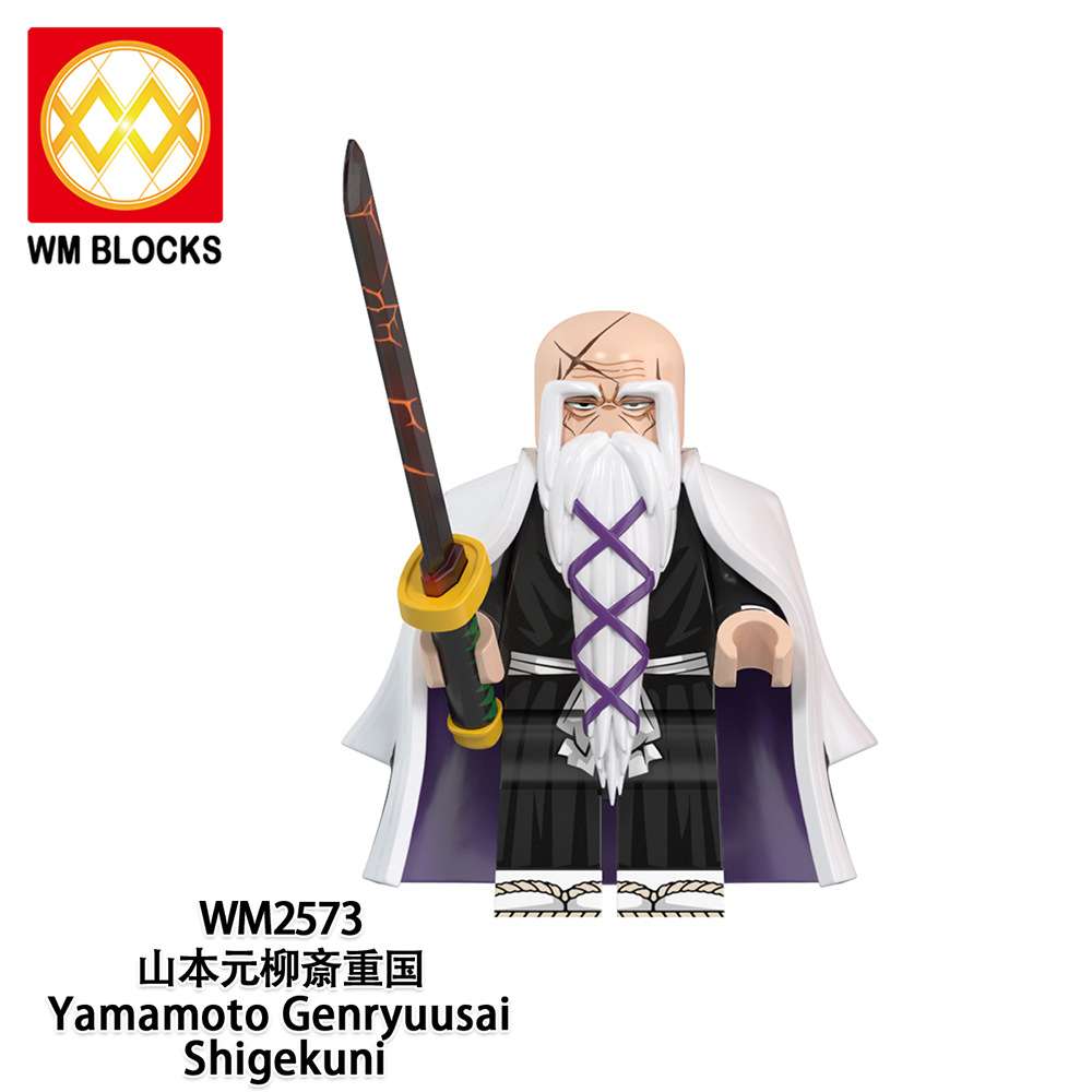 Anime Bleach Yamamoto Genryusai Shigekuni WM2573 Minifigures - Brixtoy