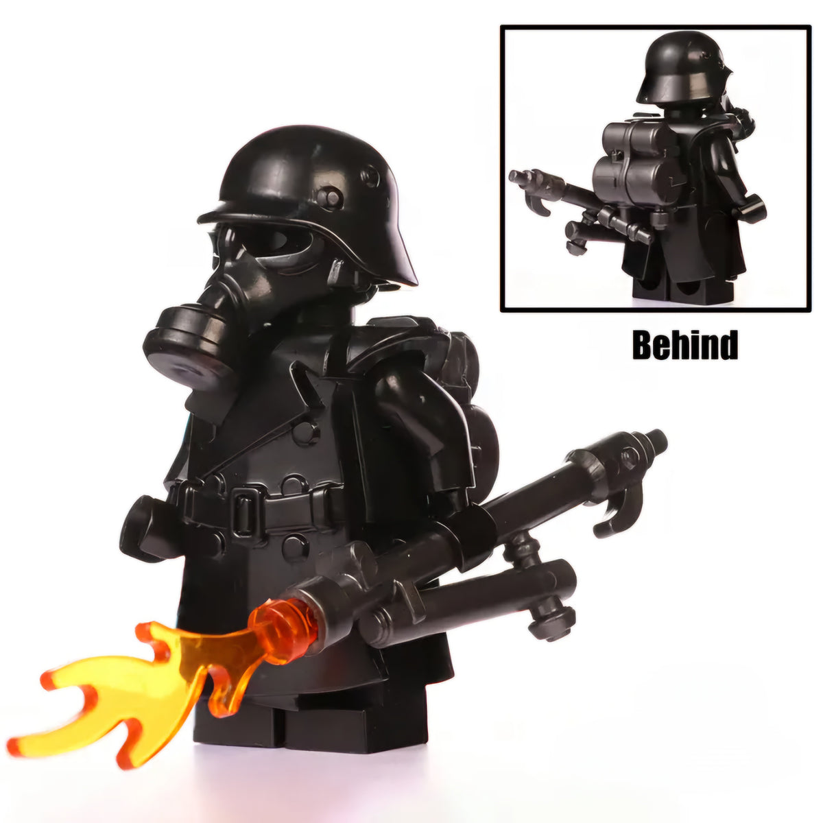 WW1 Dark Flame Troopers x4 — Brick Block Army