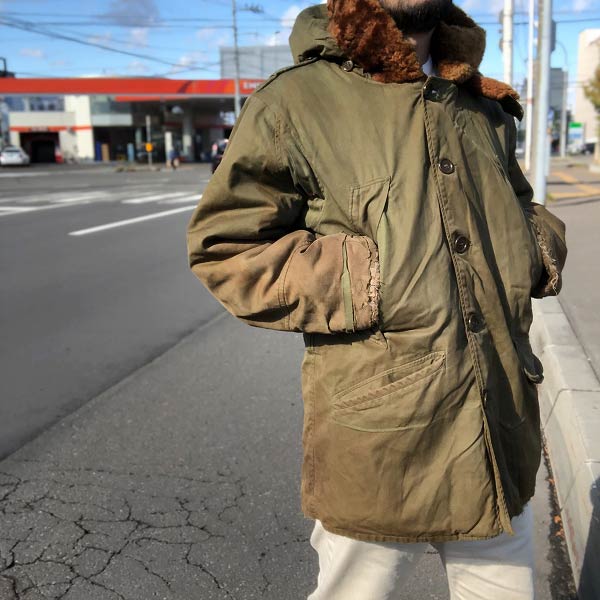 希少 40s WW2 米軍 実物 B-11 フライトジャケット METRO SPORTSWEAR社