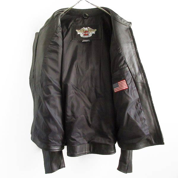 USA製 ハーレーダビッドソン シングル ライダース 肉厚 レザー