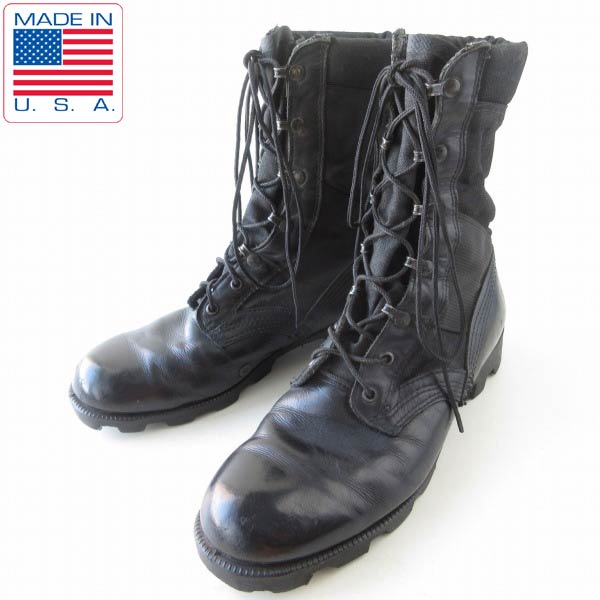 USA製 実物 米軍 ジャングルブーツ 黒 9.5R 27.5cm RO-SEARCH