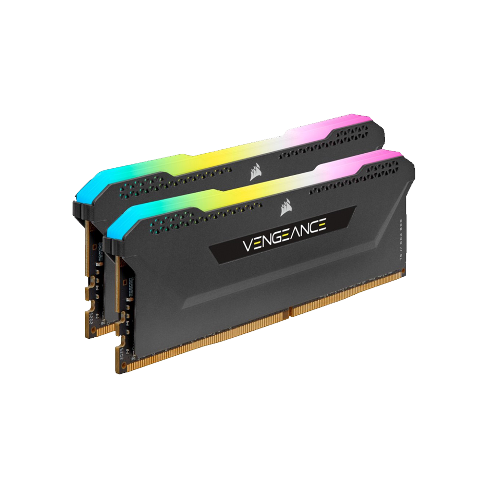Corsair Vengeance RGB RS 16GB [1x16GB] 3200MHz DDR4 DIMM Memory [Black