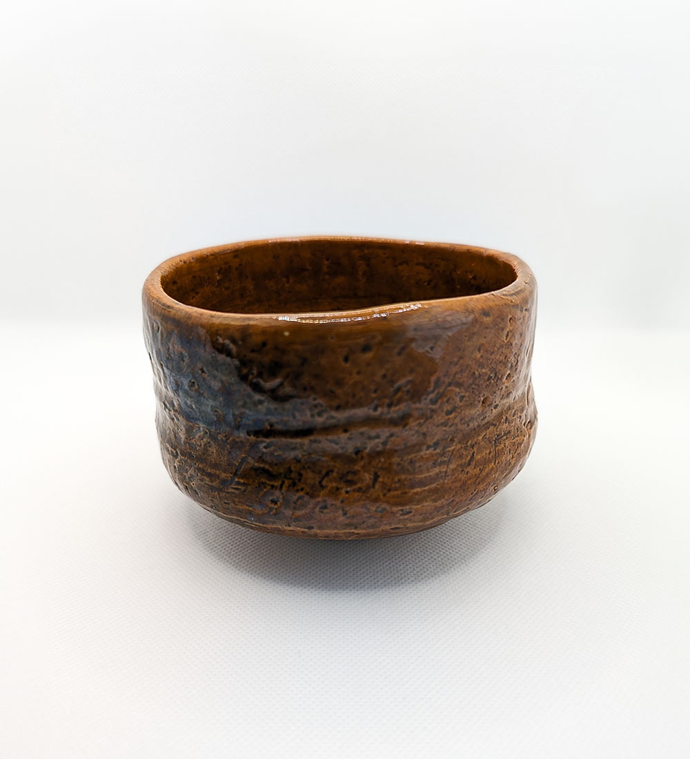 大樋焼 楽焼 香合 飴釉 千利休 蔵出し 茶道家 アンティーク大樋焼 1客
