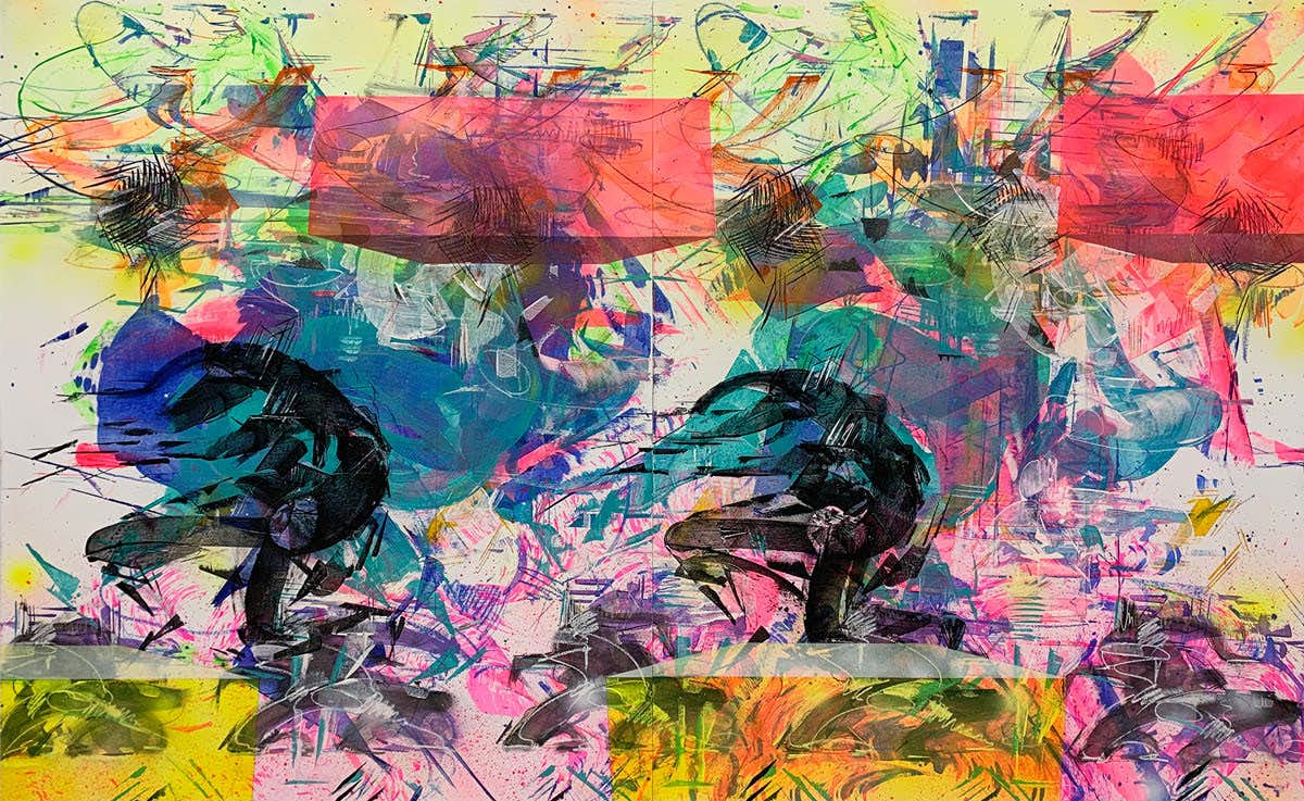 小畑多丘】シルクスクリーン スプレーペイント ED15 Taku Obata