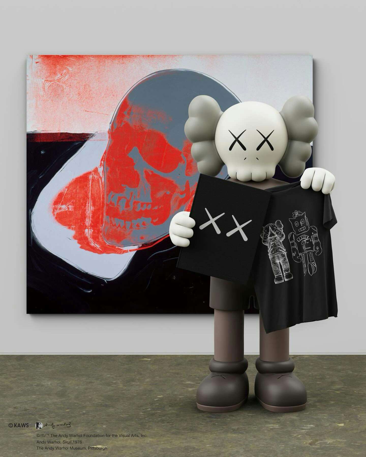 最終 値下げ/全米価格/暴騰/近代ポップアート/ KAWS カウズ /油彩/原画