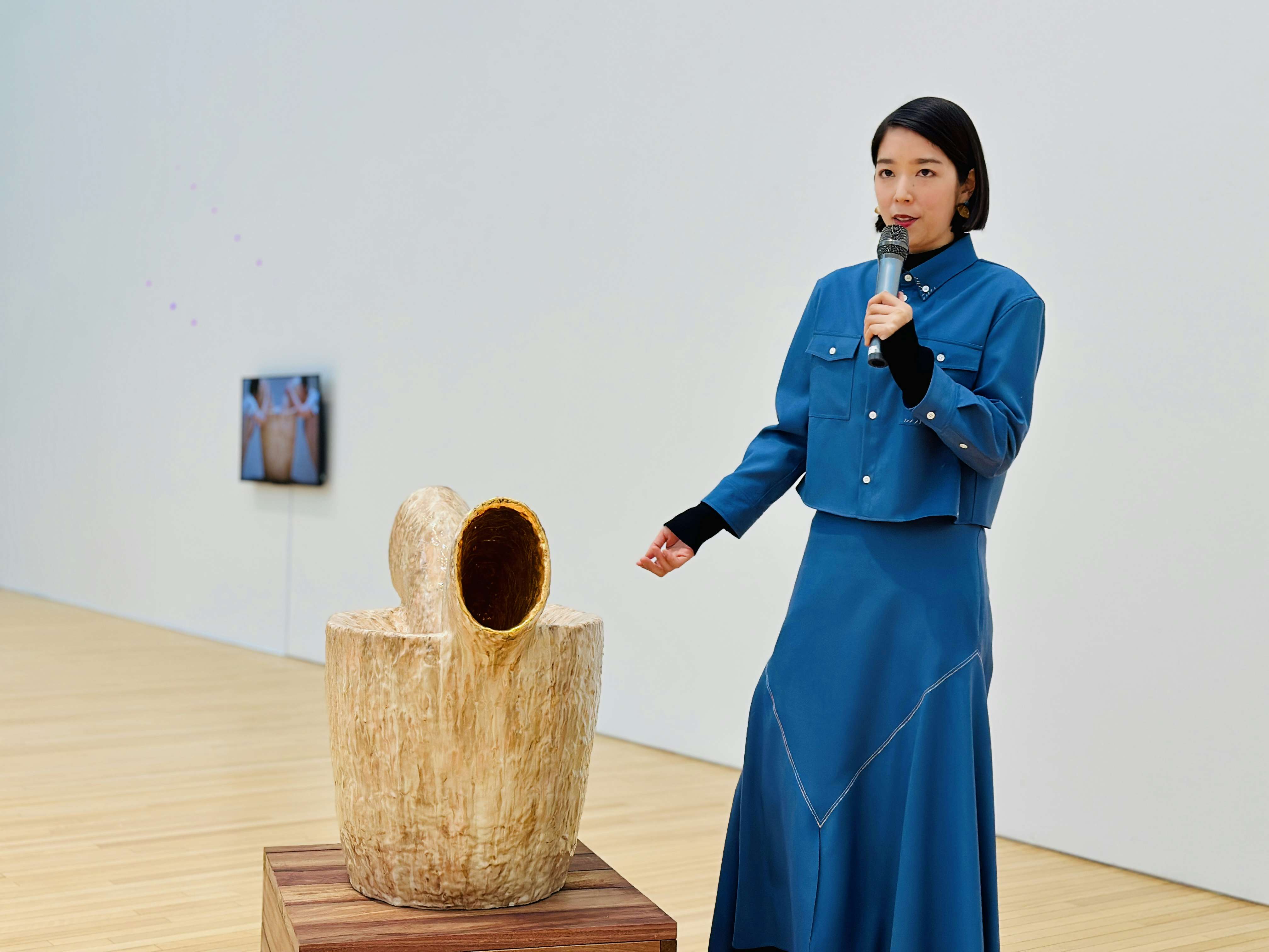 寺田正作 伽羅須装飾画 澂 ガラス トルコキキョウ 在銘 共箱 M517