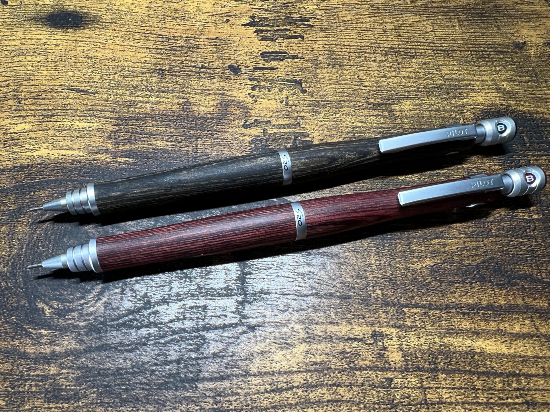 ⑩PILOT S20 シャーペン0.5 マホガニー ブラウン ダークブラウン S20