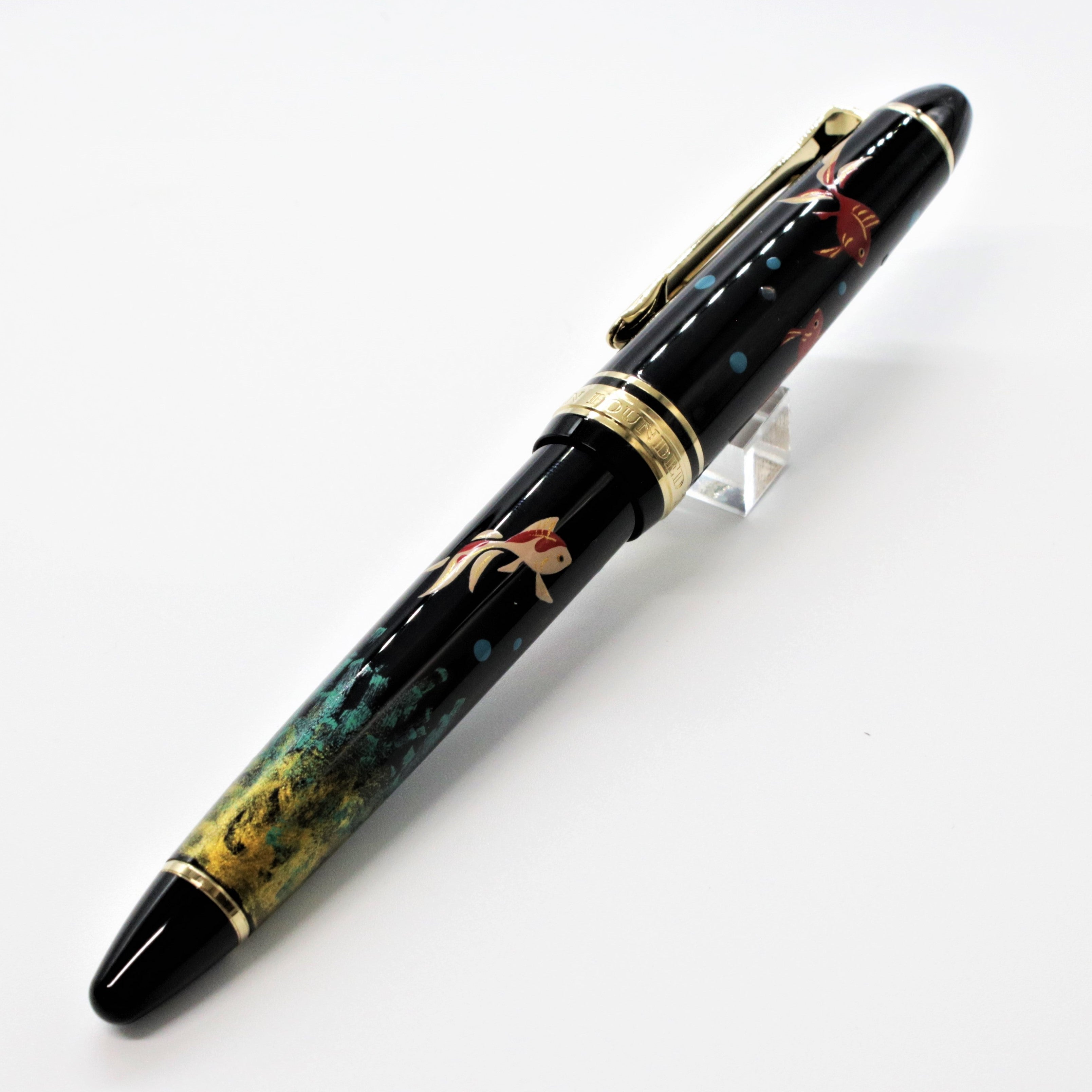 新品未使用品】プラチナ万年筆 金箔金魚 蒔絵万年筆 プラチナ万年筆