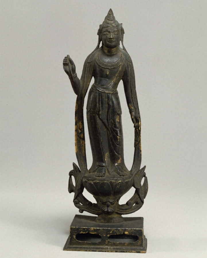 銅造観音菩薩立像 文化遺産オンライン