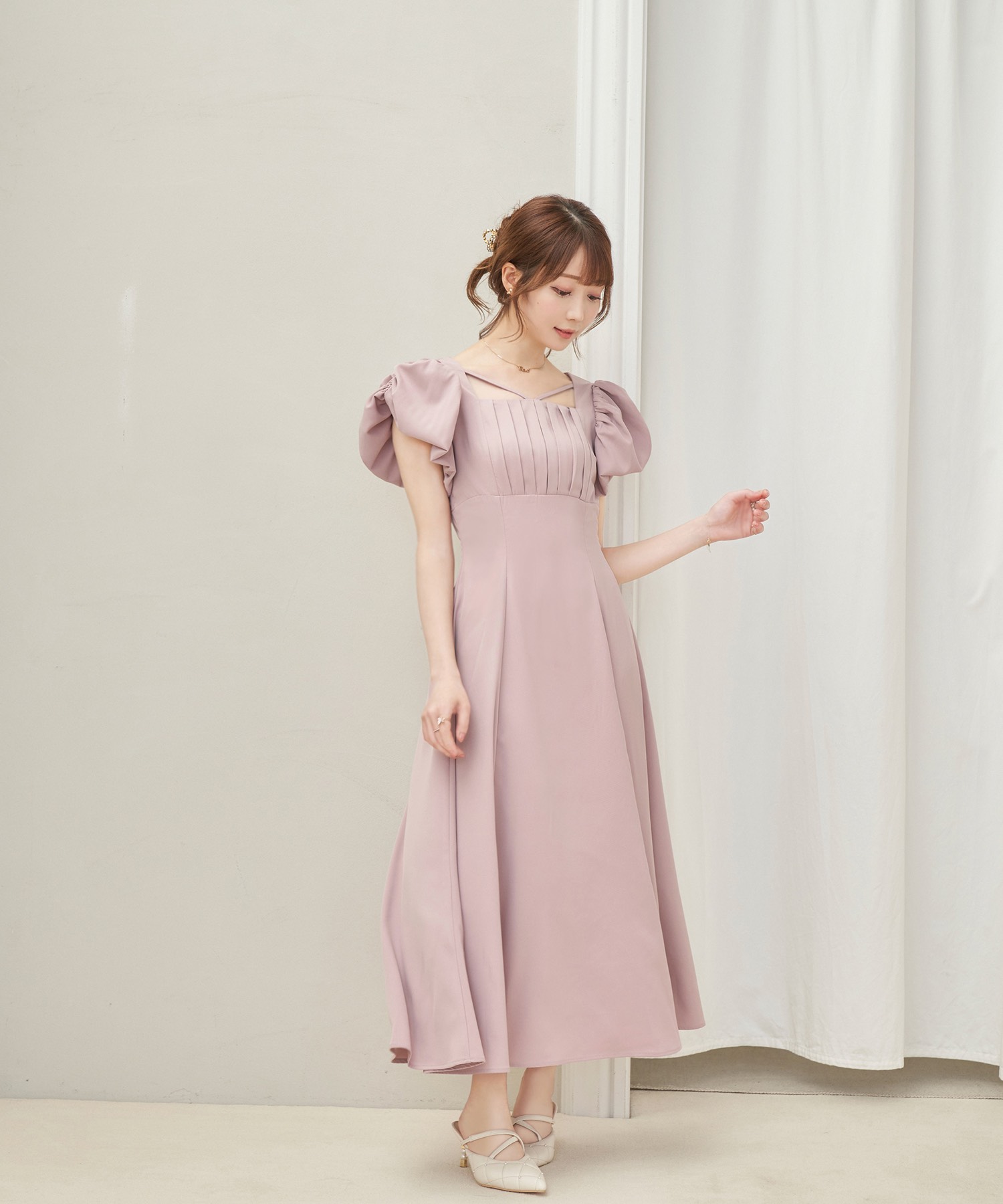 tack puffsleeve onepiece – BUNNY APARTMENT